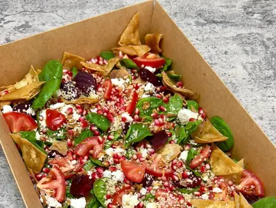 Feta and beetroot salad