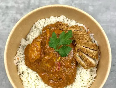 Katsu chicken with rice