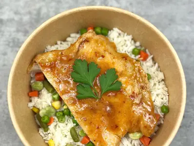 Piri Piri chicken with rice