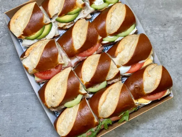 Pretzel platter